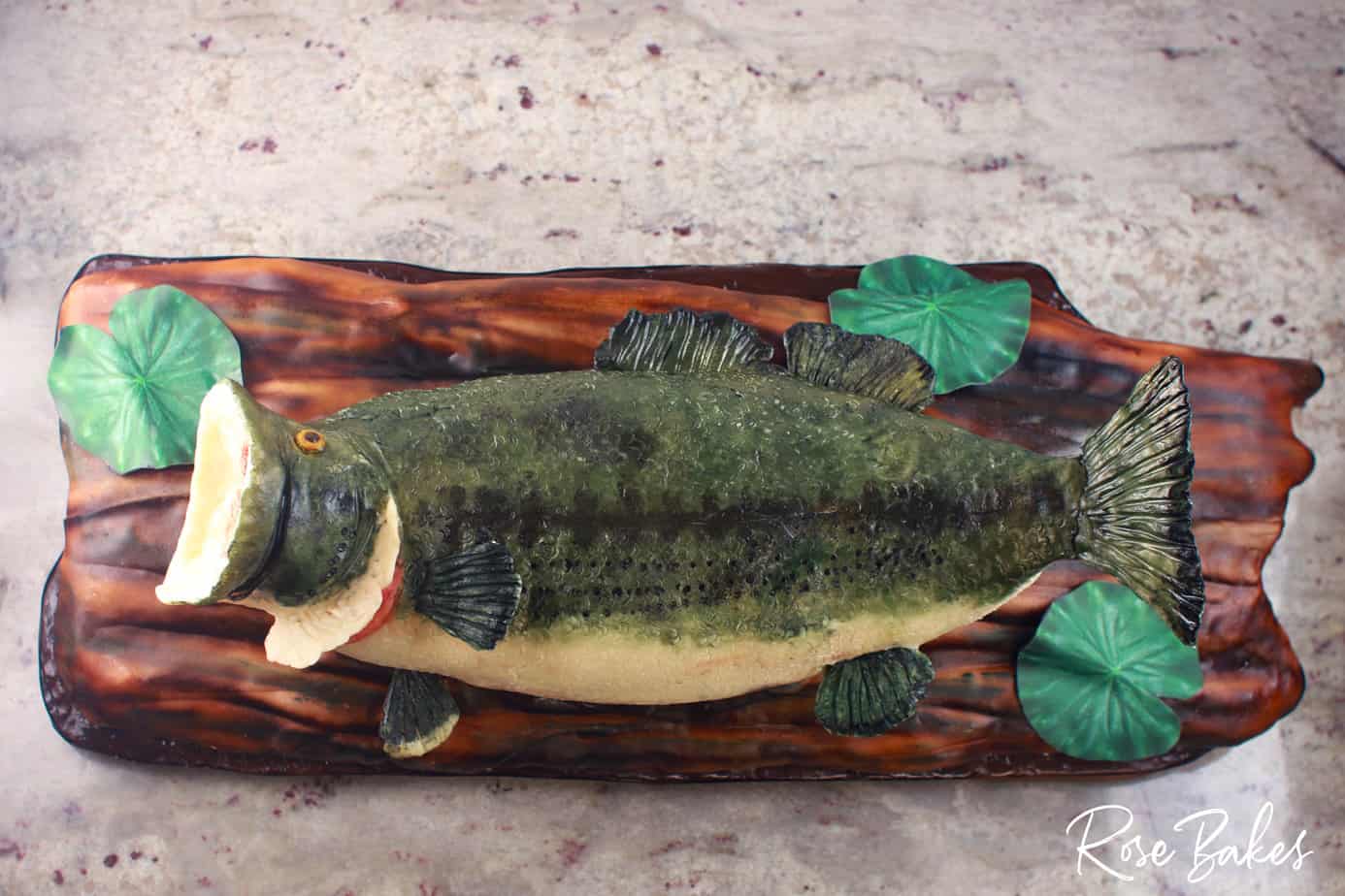 large mouth bass groom's cake